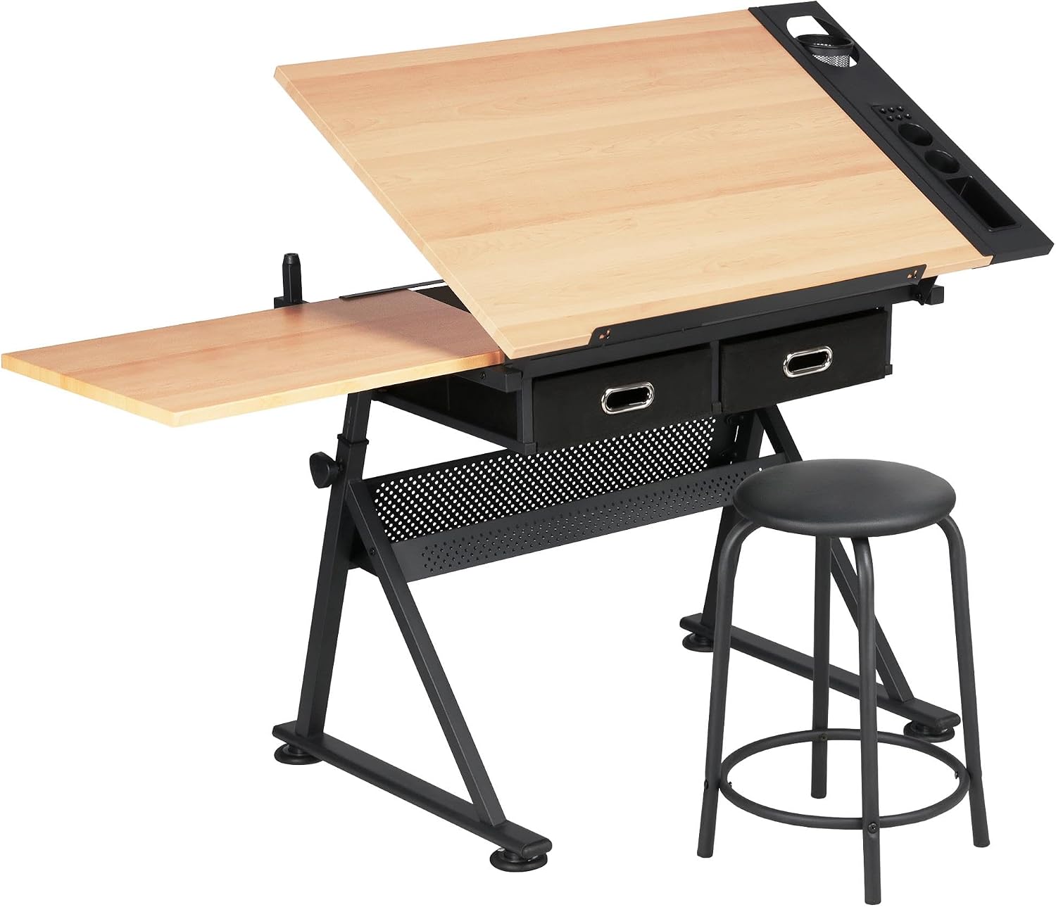 Art & Craft Paper For Kids - Adjustable Drafting Table Art Desk With