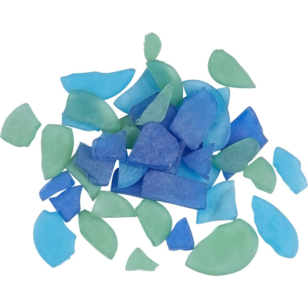 Art Craft Kit - 3 Colors Glass Cobalt Blue Aqua