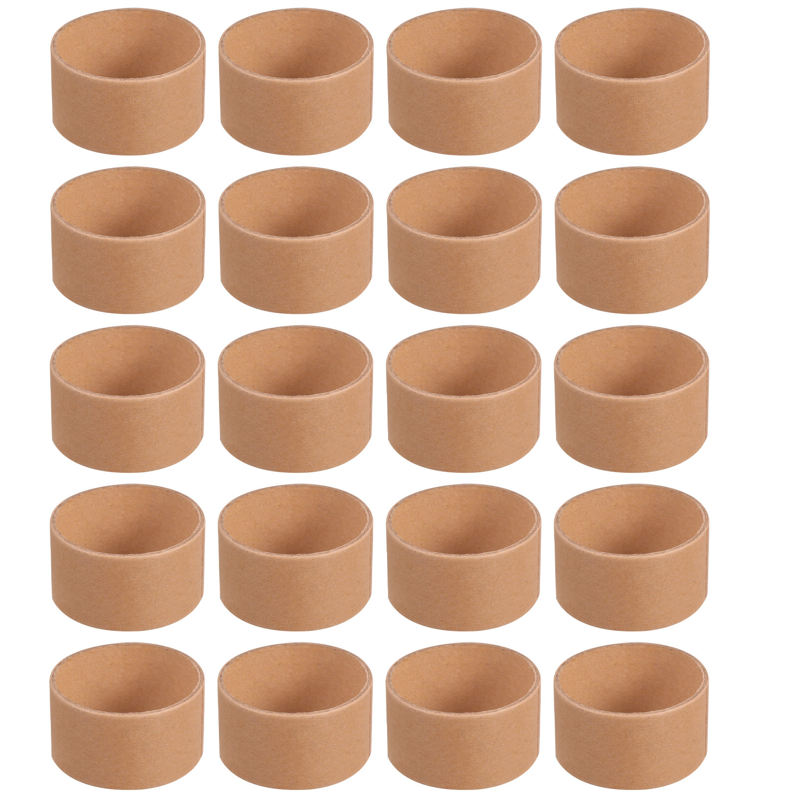 Art Craft Cardboard - 20Pcs Round Brown Cardboard Tubes for