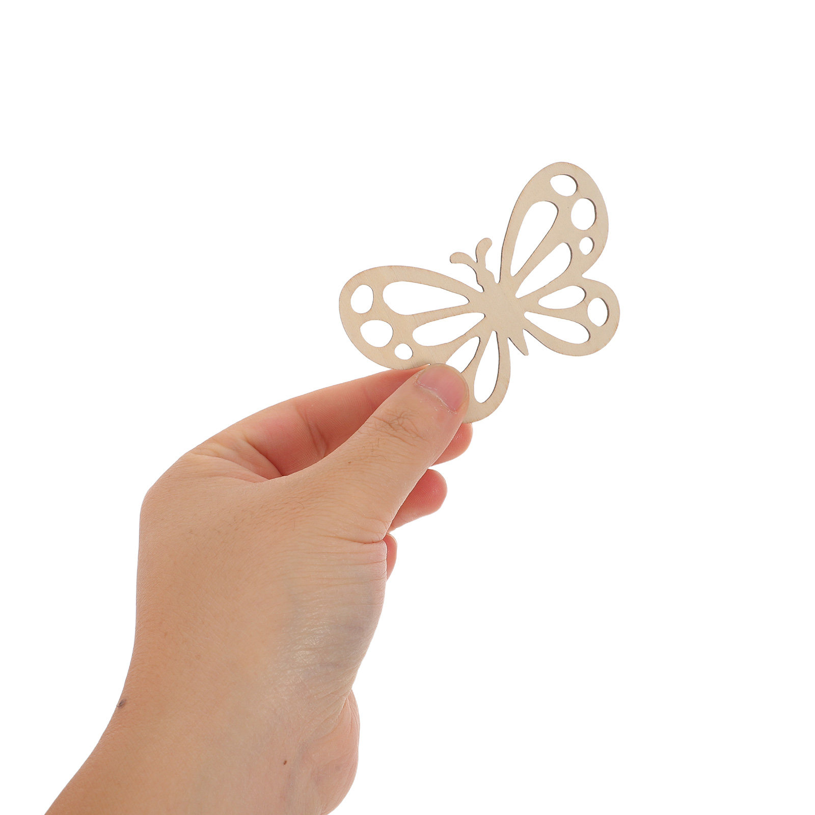 Art And Craft For Nursery - 16Pcs Butterfly Wall Art Unfinished Wood