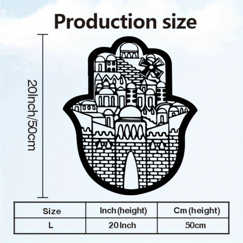 Art & Craft Paper For Kids - CIFBUY Jerusalem Holy City Metal Wall