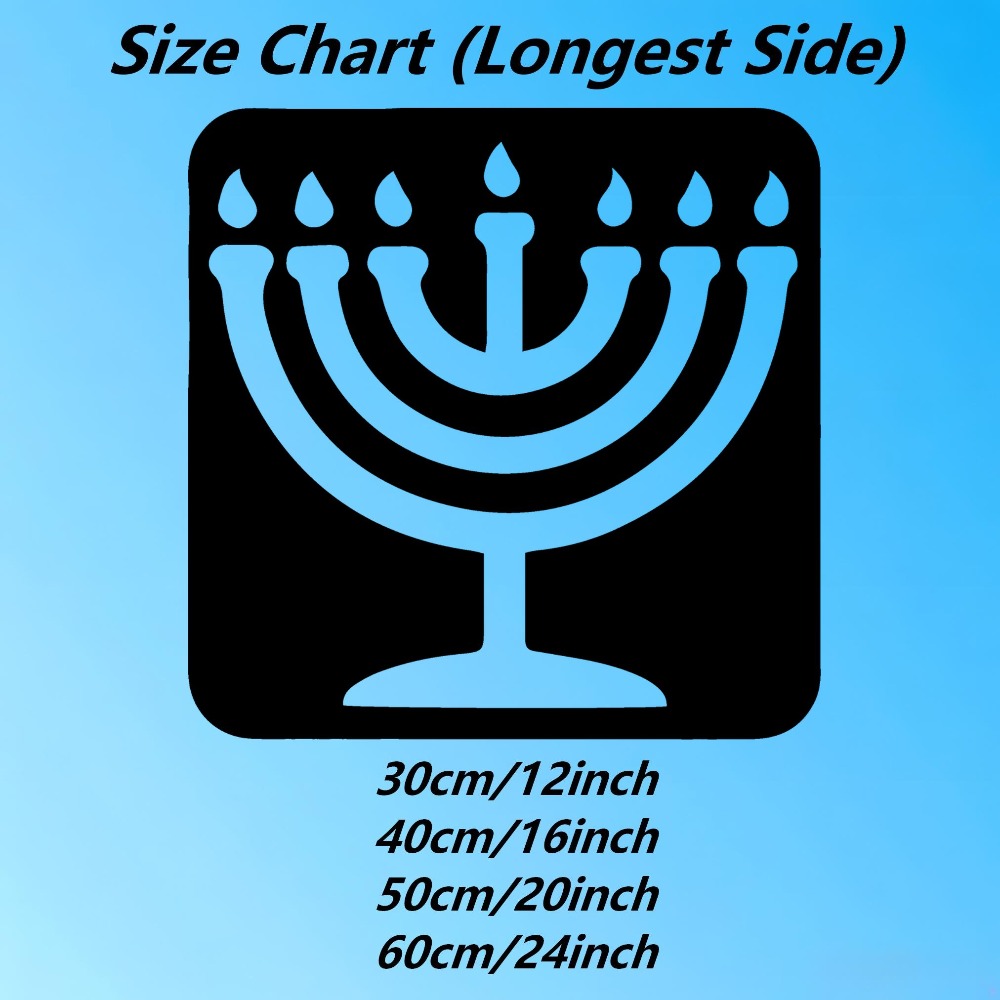 Art & Craft Paper For Kids - CIFBUY Vintage Menorah Metal Wall Art