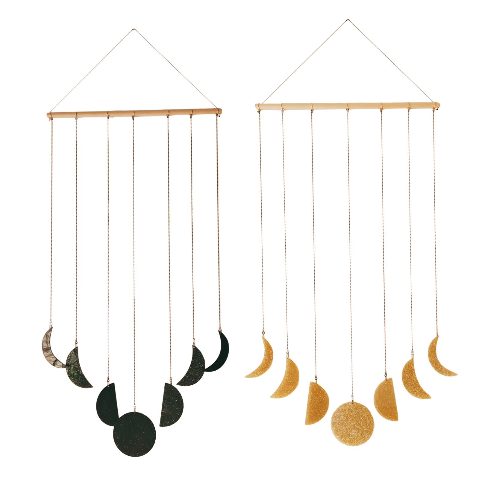 Art And Craft For Nursery - Moon Phase Wall Hanging Decor Boho