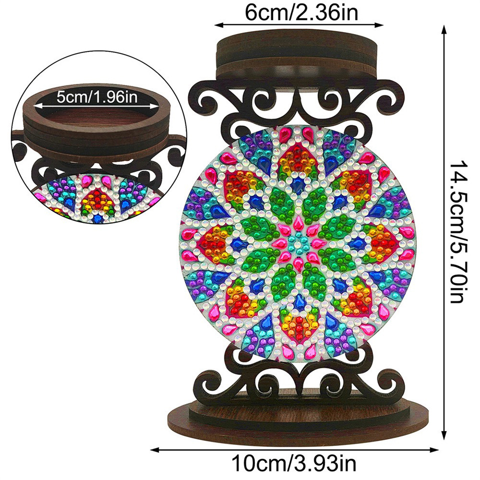 Flower candle holder Halloween - Art Craft Kit 评论和价格
