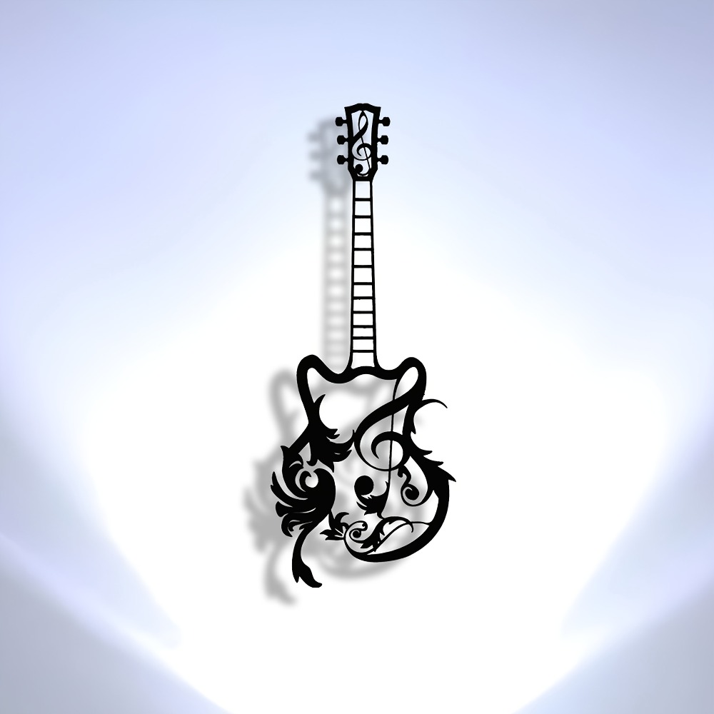 CIFbuy Forged Metal Guitar Wal - Art Craft Bar 评论和价格