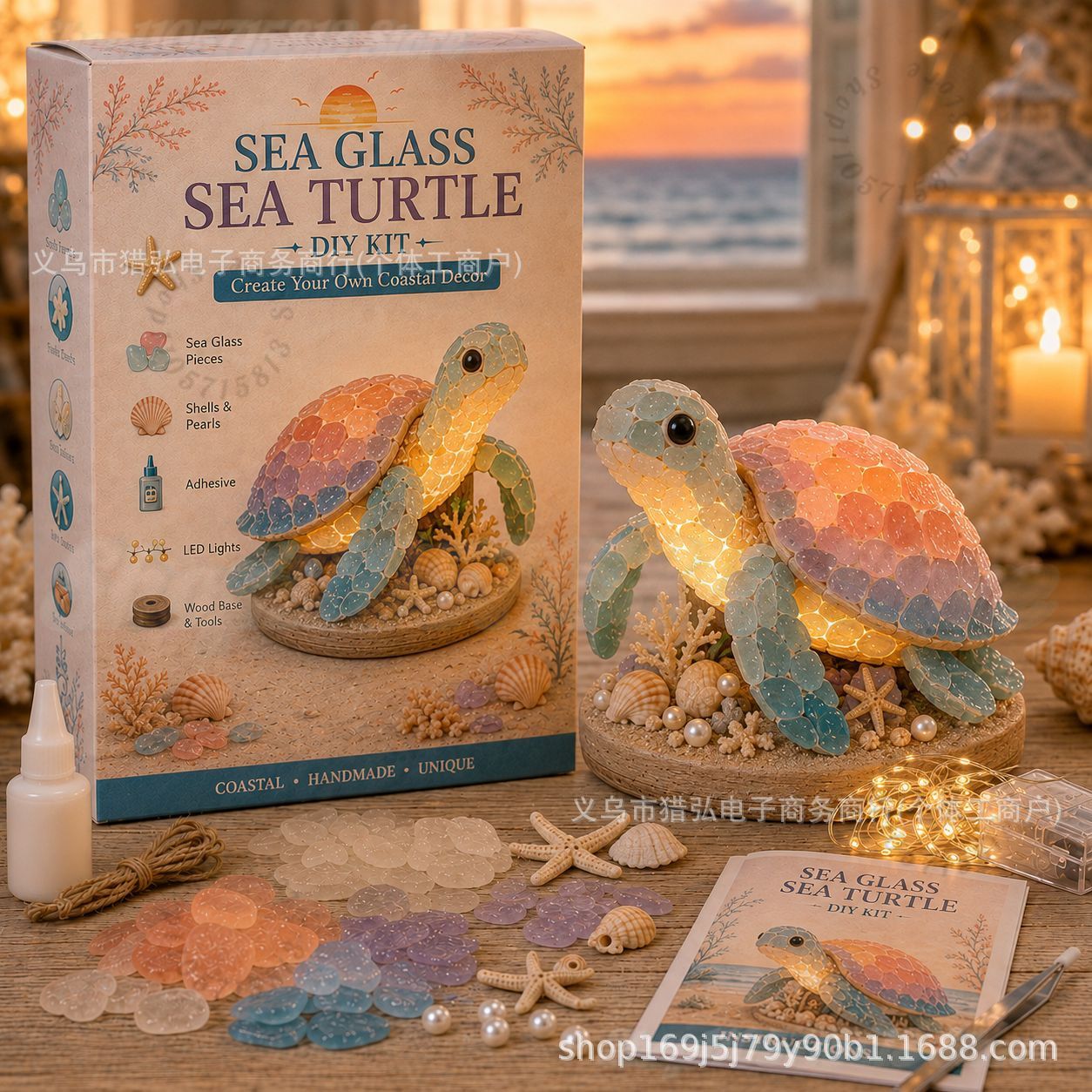 DIY Sea Glass Mermaid Tail Lig - Art Craft Kit 评论和价格