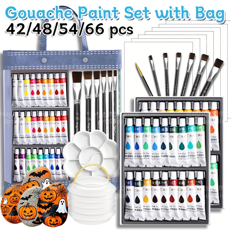 Back to School 42/48/54/66 pcs - Gouache Paint Set 评论和价格