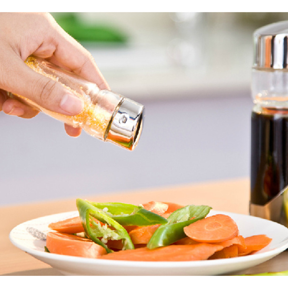 5Pcs Spice Storage Jars Clear  - Art Craft With Paper 评论和价格
