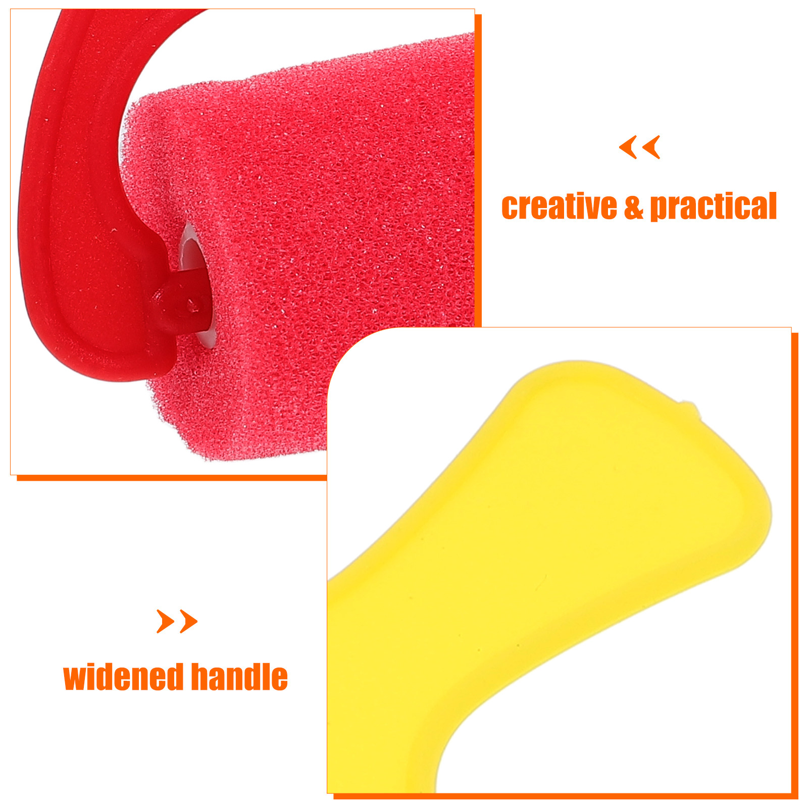 4Pcs Painting Roller Set Spong - Gouache Paint Set 评论和价格