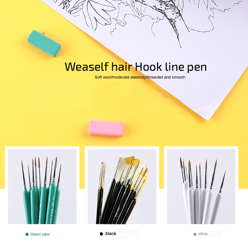 4/5/10pcs Miniature Hook Line  - Gouache Paint Set 评论和价格