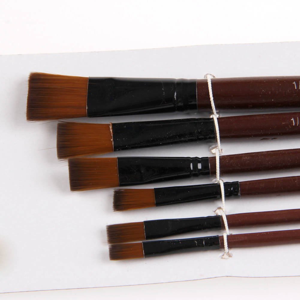 6Pcs Nylon Acrylic Oil Paint G - Gouache Paint Set 评论和价格