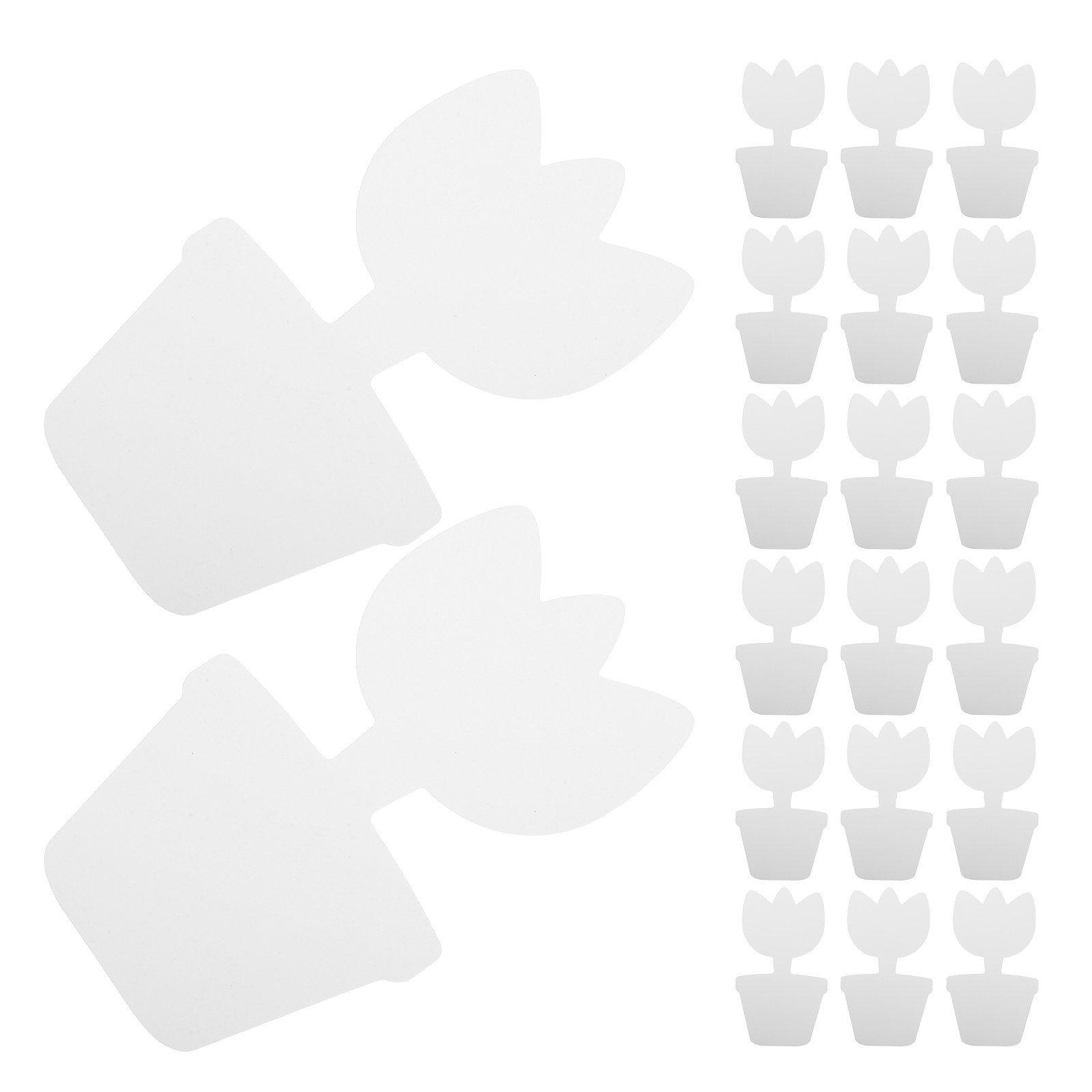 20Pcs DIY Unpainted Flower Pot - Art Craft Cardboard 评论和价格