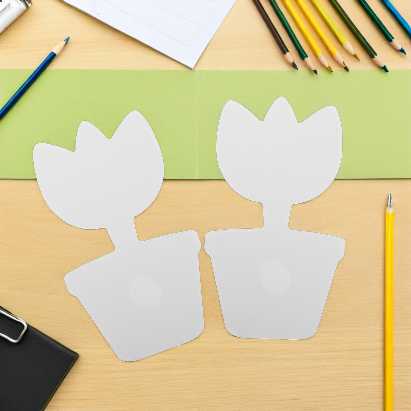 20Pcs DIY Unpainted Flower Pot - Art Craft Cardboard 评论和价格