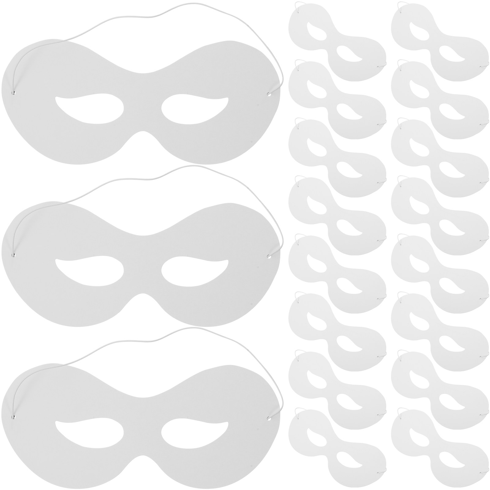 40Pcs Color Your Own Masks Bla - Art Craft With Paper 评论和价格