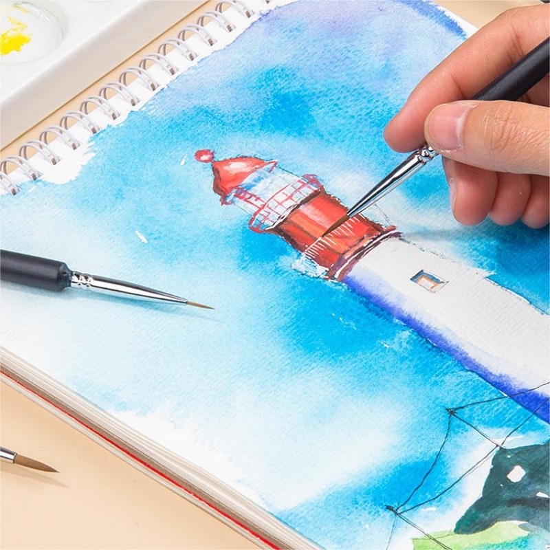 Fine Detail Paint Brush Hook L - Gouache Paint Set 评论和价格