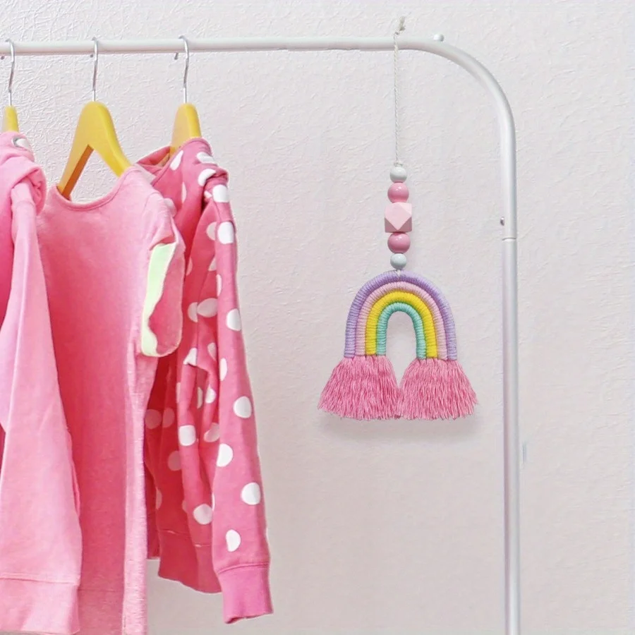Rainbow Wind Chimes Weaving Mi - Art And Craft For Nursery 评论和价格