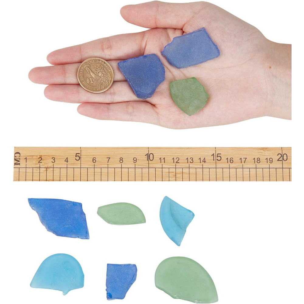 3 Colors Glass Cobalt Blue Aqu - Art Craft Kit 评论和价格