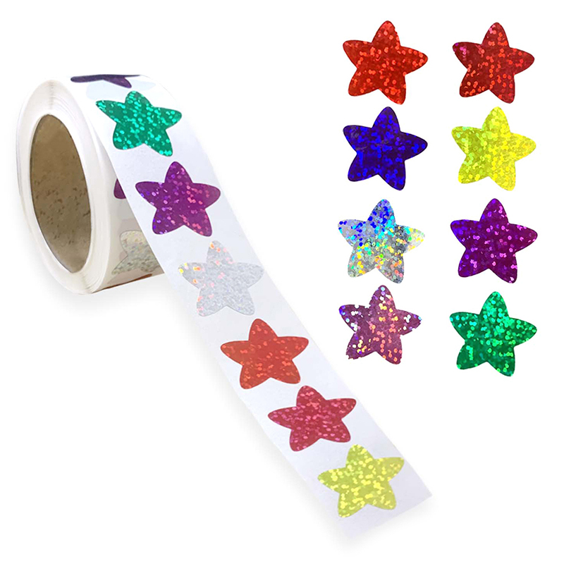 500Pcs/Roll Colorful Star Stic - School Of Art X Craft 评论和价格