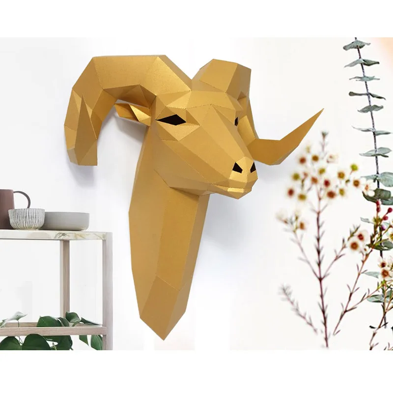 Pre-cut Bighorn Wild Sheep Ani - Art Craft Cardboard 评论和价格