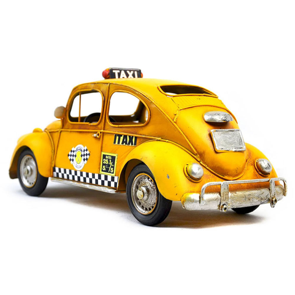 Metal Taxi Car Model Vintage T - Art Craft Bar 评论和价格