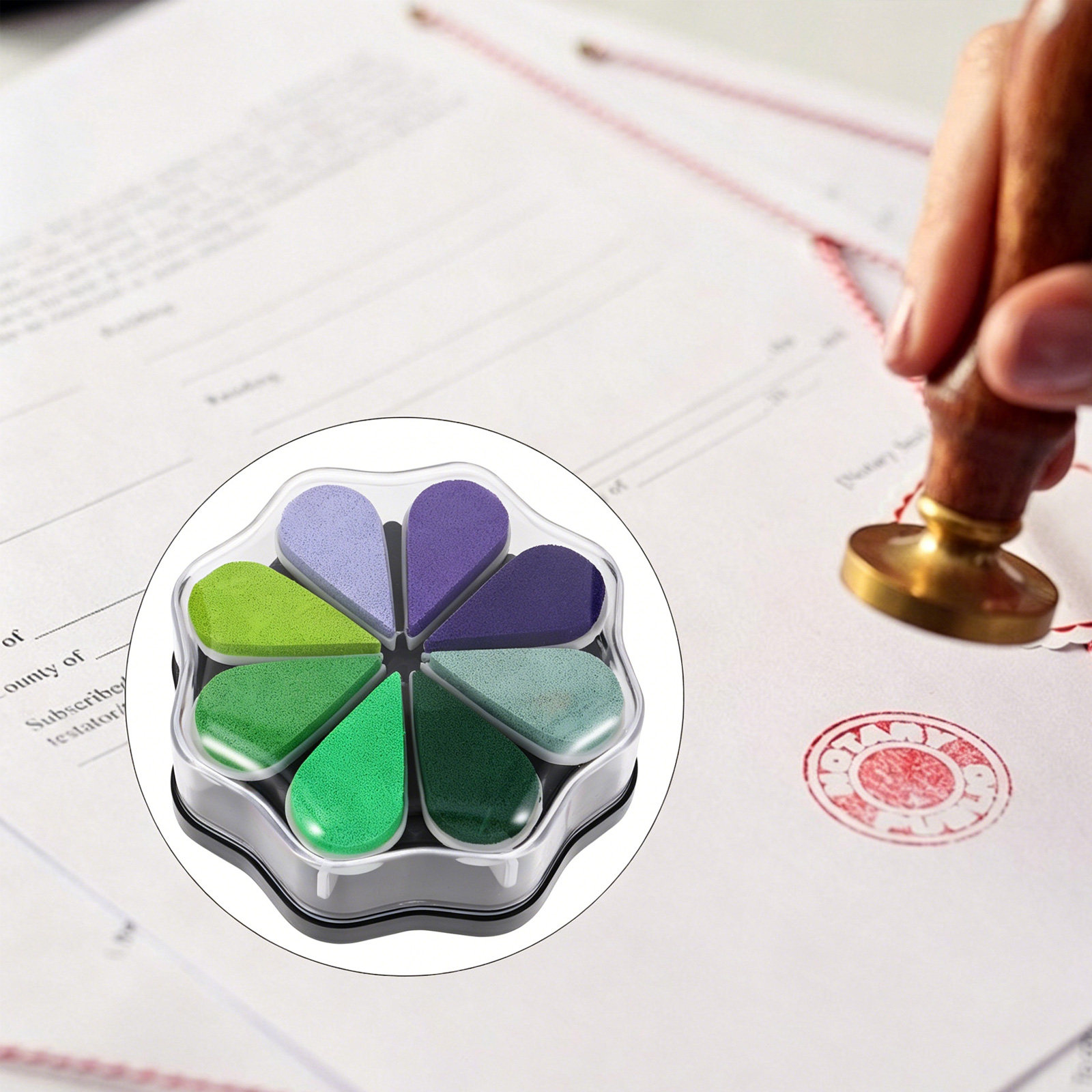Petal Colorful Ink Pad Craft S - Art And Craft For Nursery 评论和价格