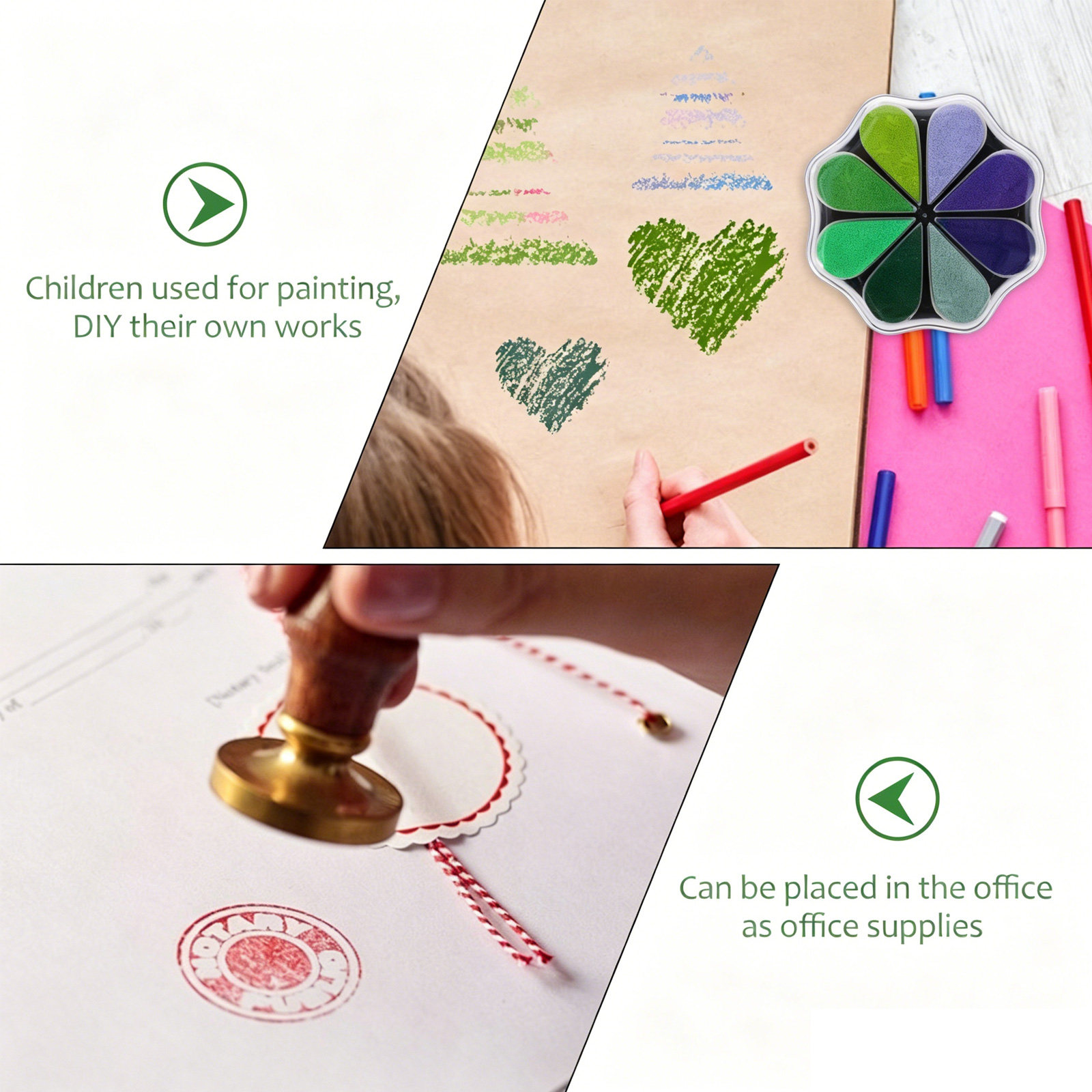 Petal Colorful Ink Pad Craft S - Art And Craft For Nursery 评论和价格