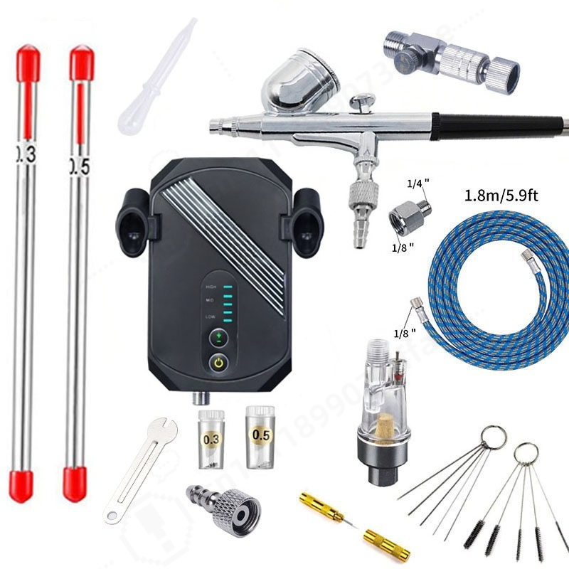 Mini Airbrush Compressor Kit,  - Art Craft Kit 评论和价格