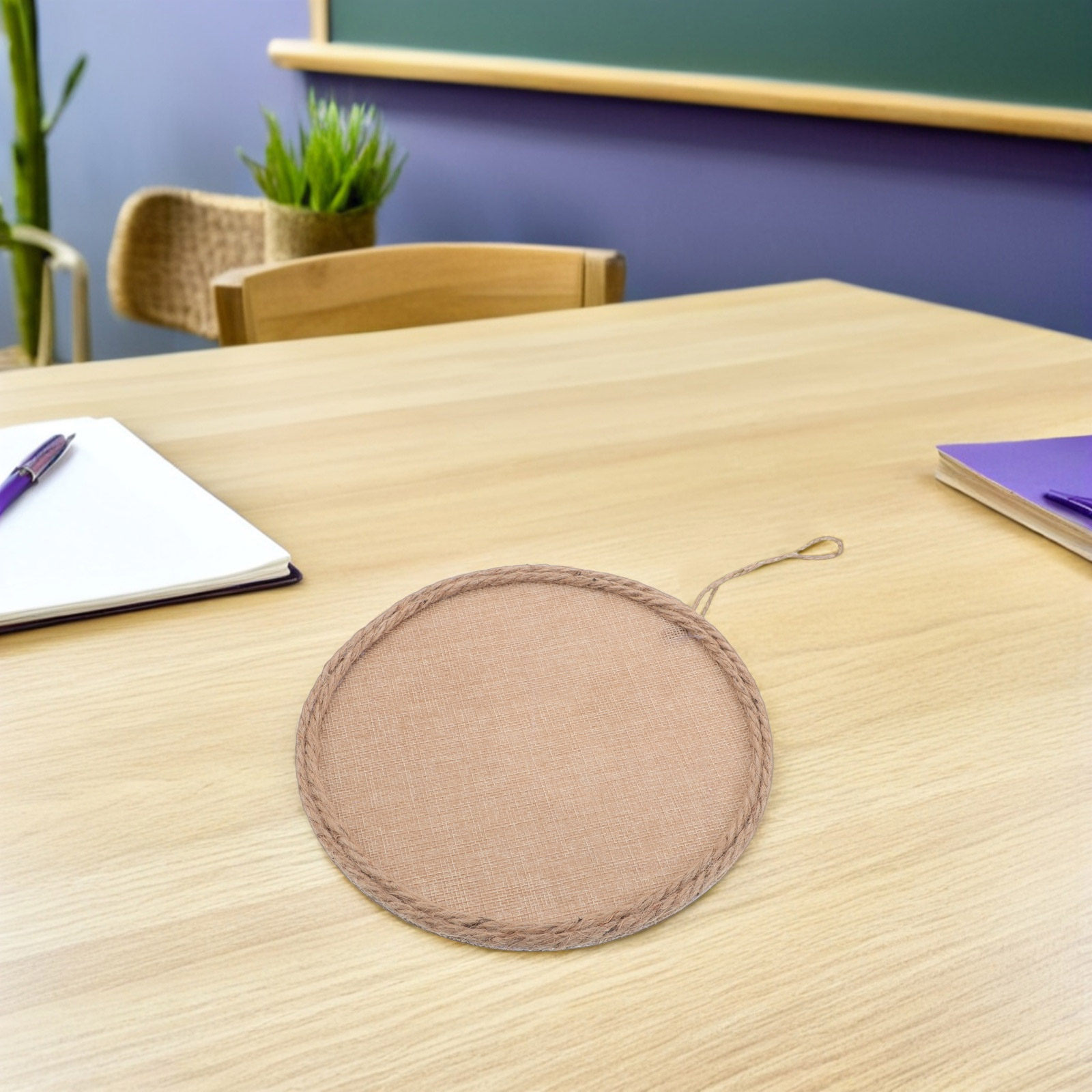 4Pcs Burlap Canvas for Paintin - Art And Craft For Nursery 评论和价格