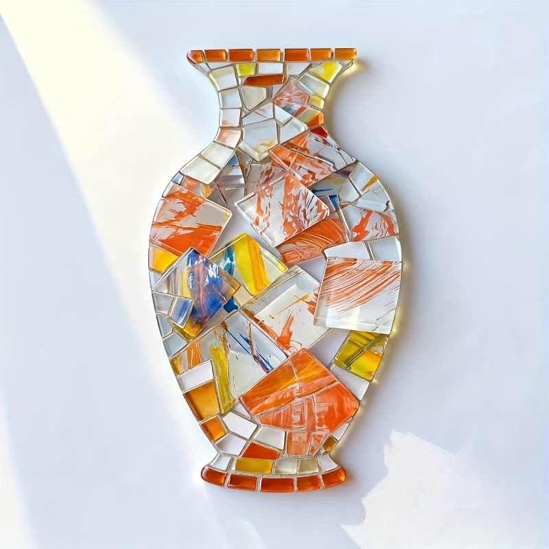 100g square mosaic hand-painte - Art Craft Bar 评论和价格