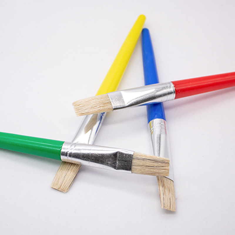 4PCS Colorful Handle Flat Pain - Gouache Paint Set 评论和价格