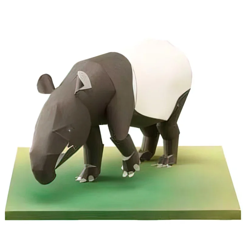 Malayan Tapir Origami Art Mini - Art Craft Cardboard 评论和价格
