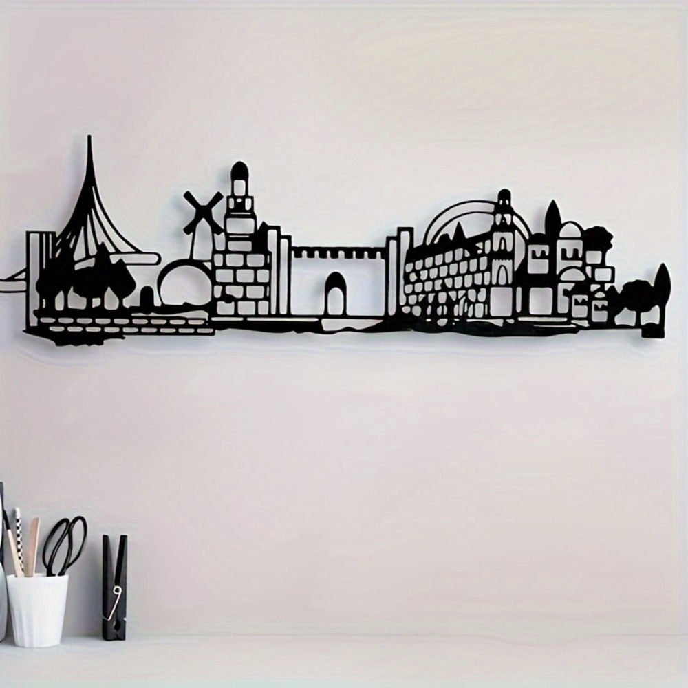 CIFBUY Metal Wall Art Jerusale - Art & Craft Paper For Kids 评论和价格