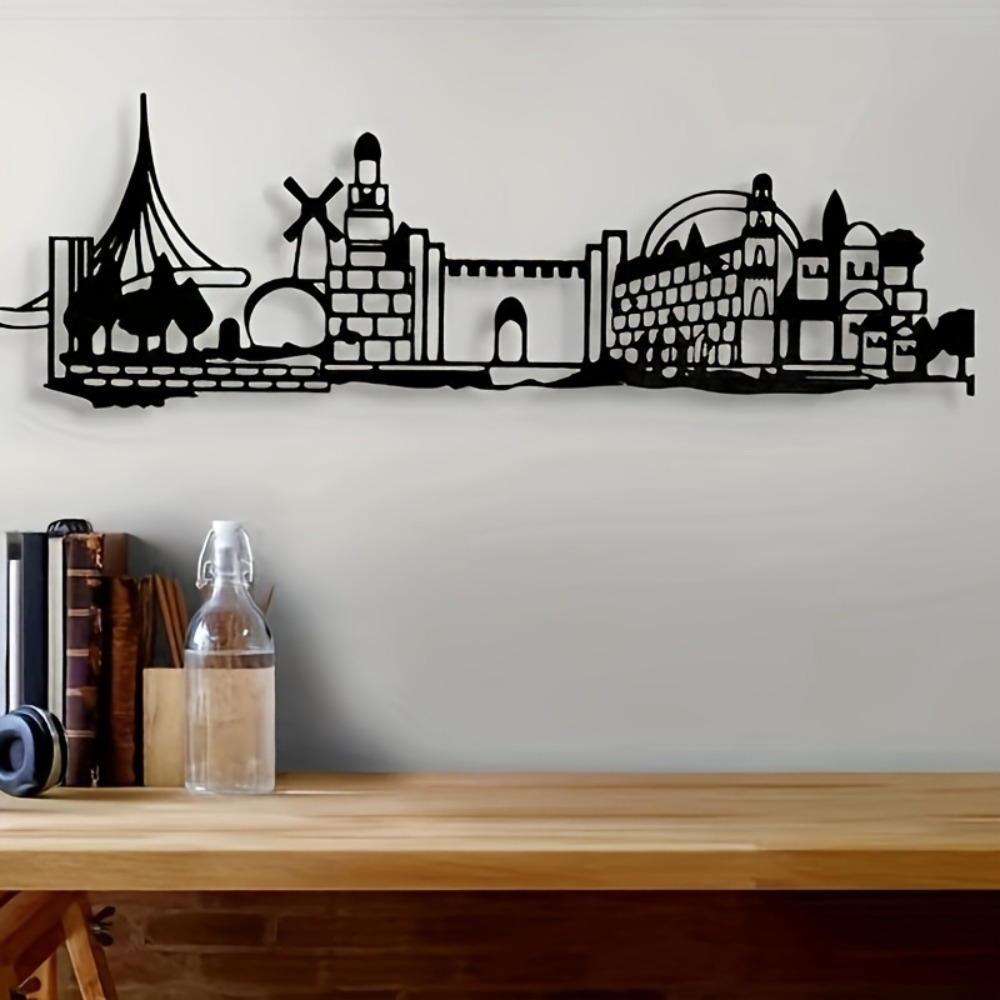 CIFBUY Metal Wall Art Jerusale - Art & Craft Paper For Kids 评论和价格