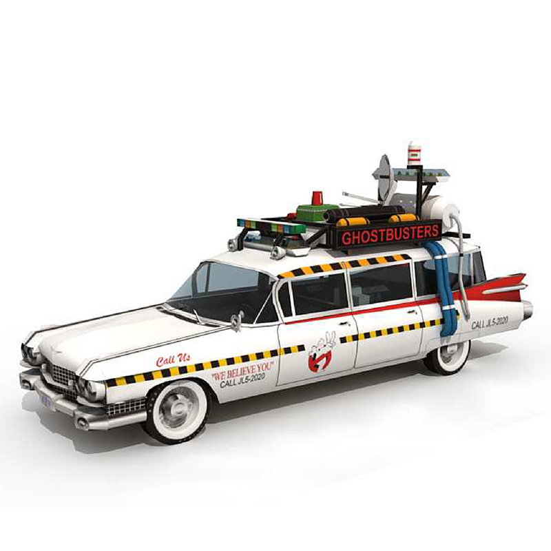 Ghostbusters Car Ecto-1A 1:20  - Art Craft Cardboard 评论和价格