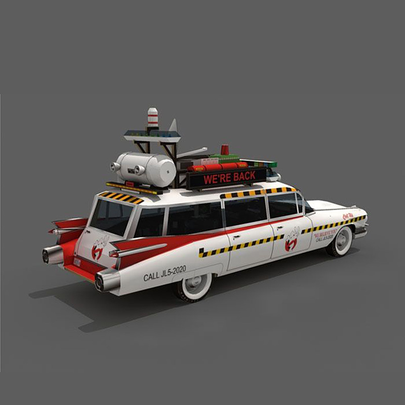 Ghostbusters Car Ecto-1A 1:20  - Art Craft Cardboard 评论和价格