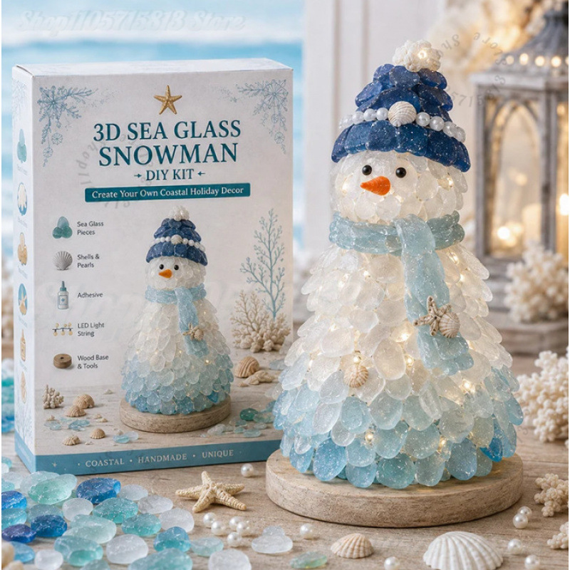 Christmas DIY Sea Glass Craft  - Art Craft Kit 评论和价格