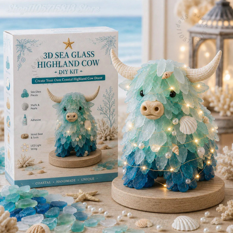 Christmas DIY Sea Glass Craft  - Art Craft Kit 评论和价格