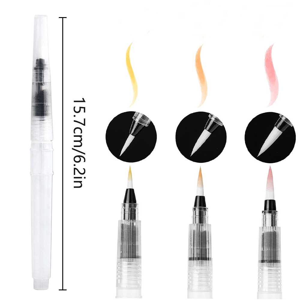 3/36PCS Water Brush Pen, Refil - Gouache Paint Set 评论和价格