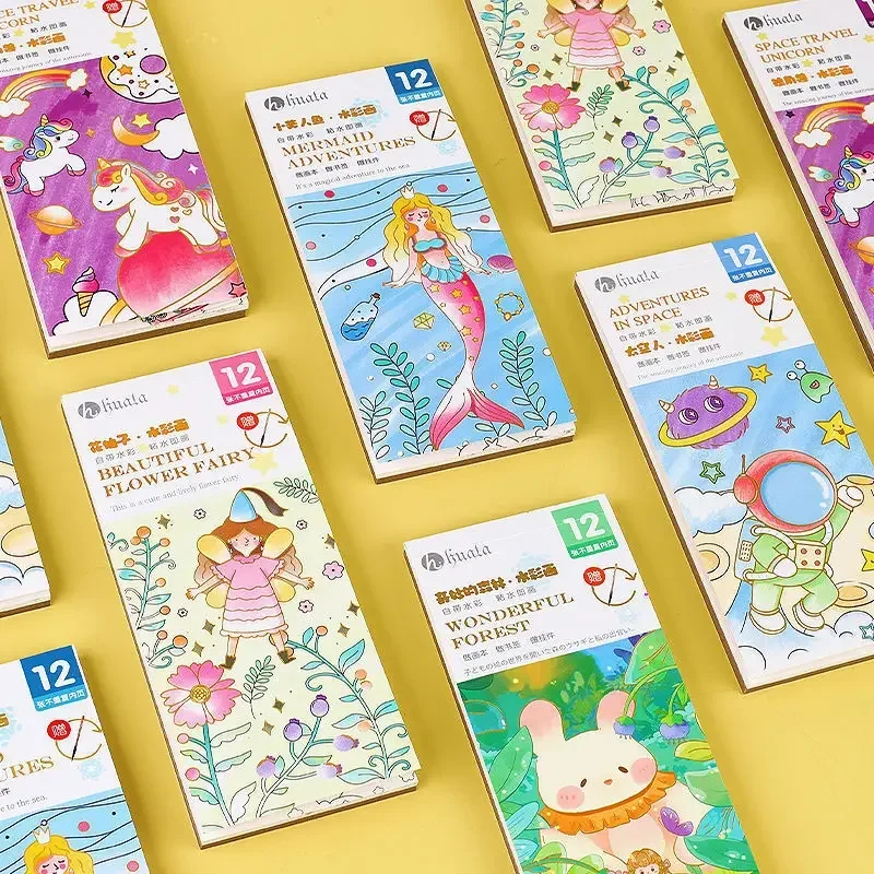 20 Pages Portable Watercolor P - Gouache Paint Set 评论和价格