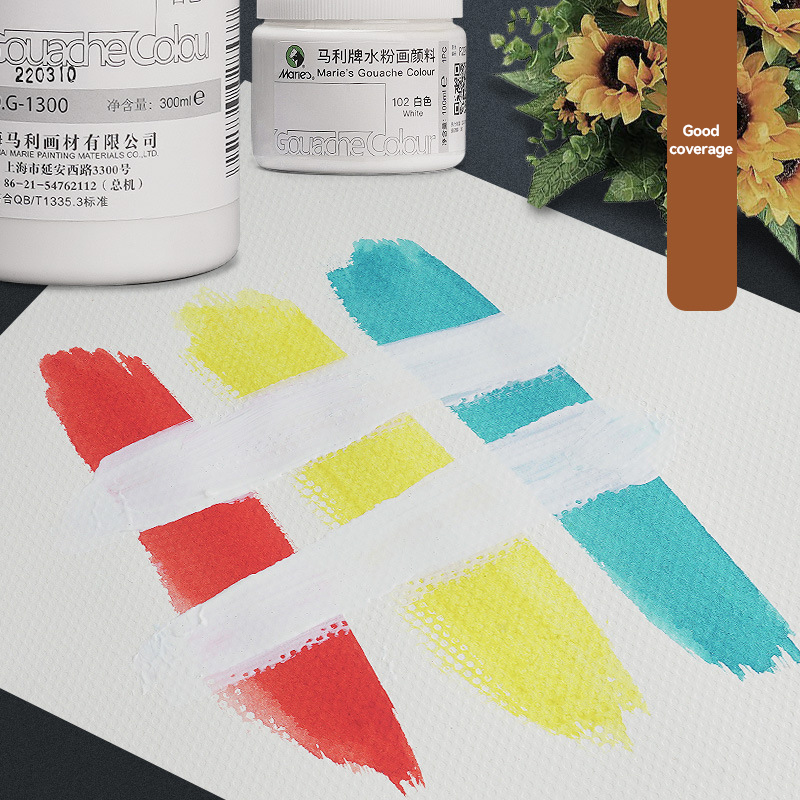 White Gouache Paint 100ml/300m - Gouache Paint Set 评论和价格