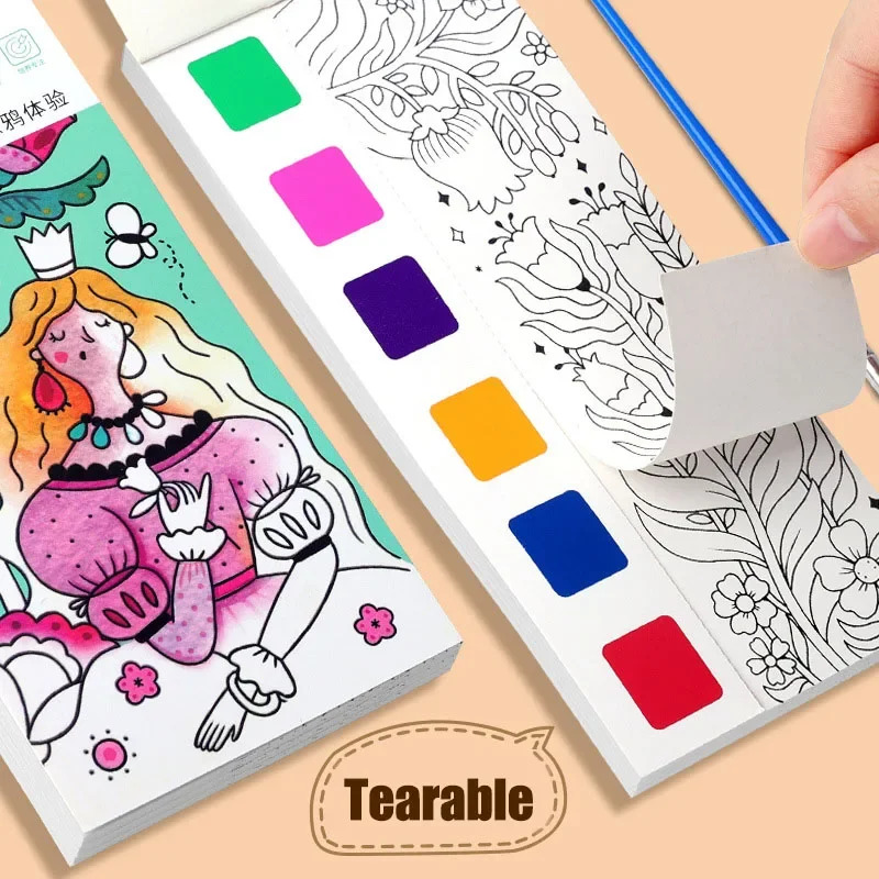Portable Watercolor Book Set - - Gouache Paint Set 评论和价格