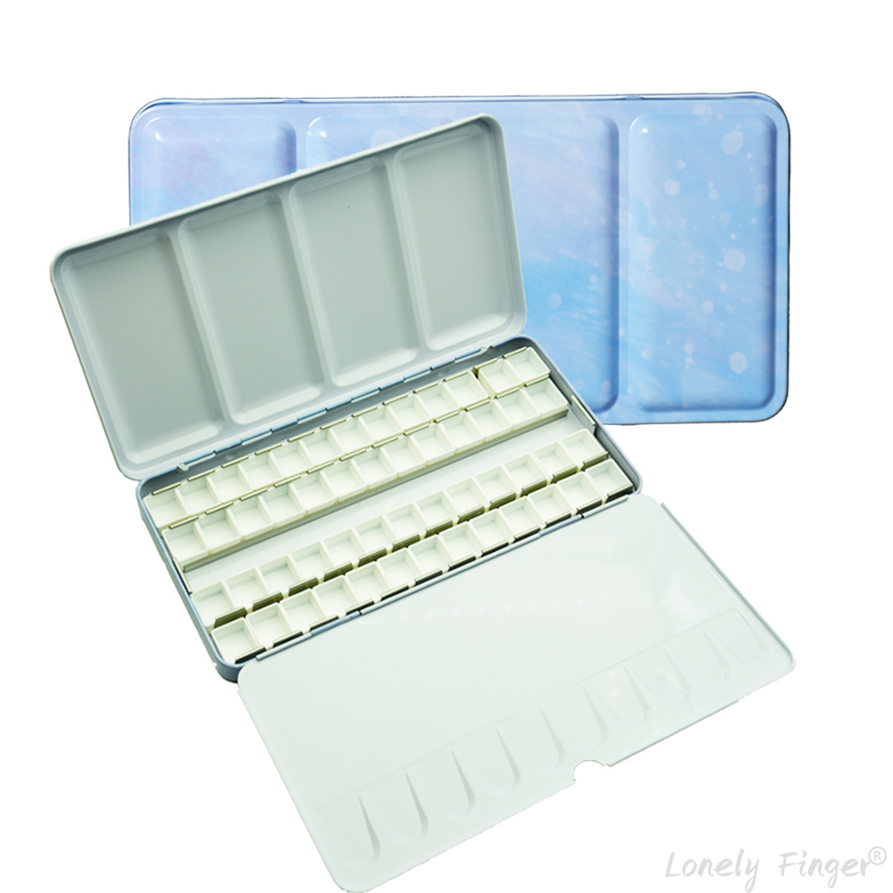 Empty Watercolor Palette Tin S - Gouache Paint Set 评论和价格