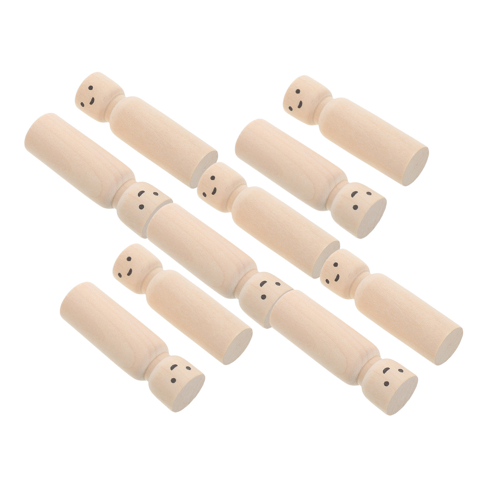 10Pcs Eco Friendly Natural Woo - Art And Craft For Nursery 评论和价格