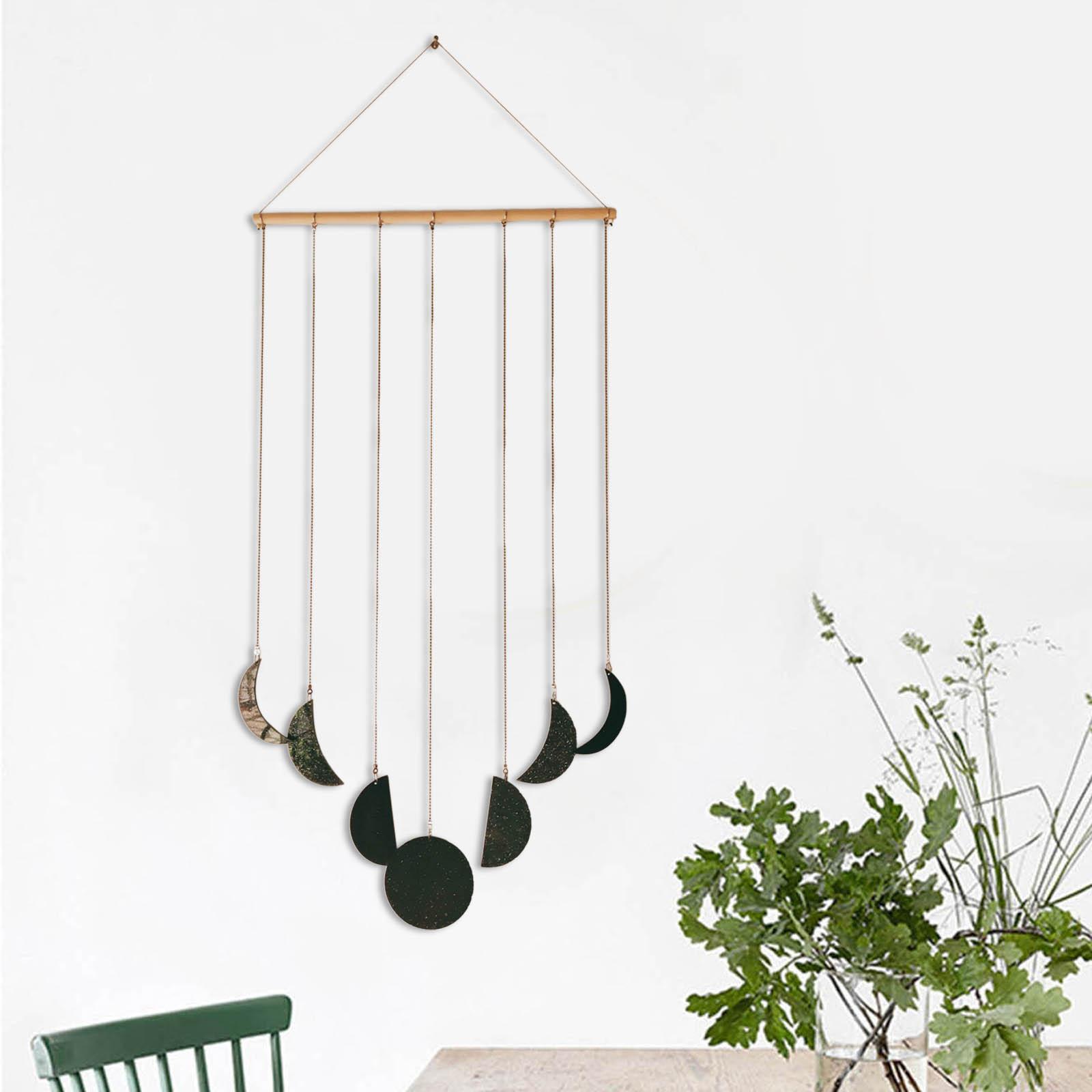 Moon Phase Wall Hanging Decor  - Art And Craft For Nursery 评论和价格