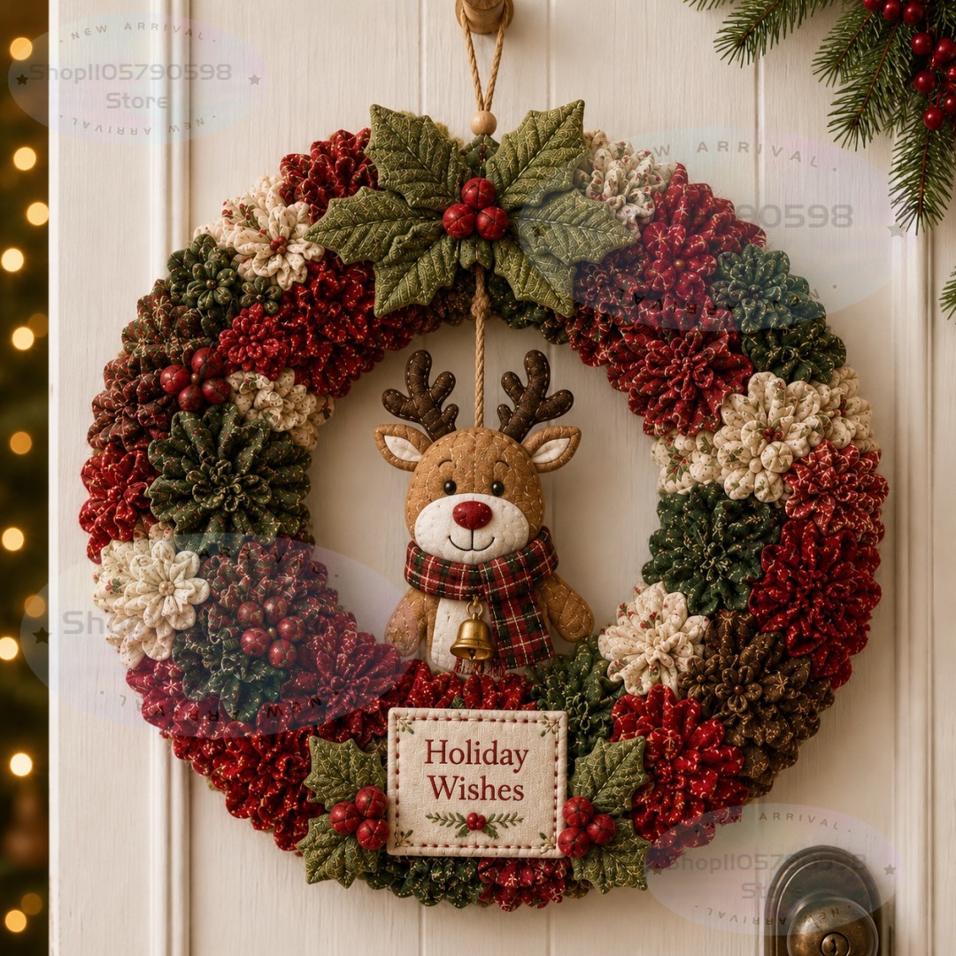 3D Fabric Poke Wreath DIY Kit, - Art Craft Kit 评论和价格