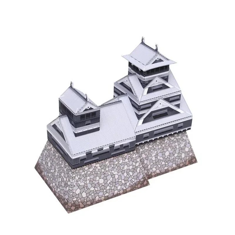 Japan Kumamoto Castle Folding  - Art Craft Cardboard 评论和价格