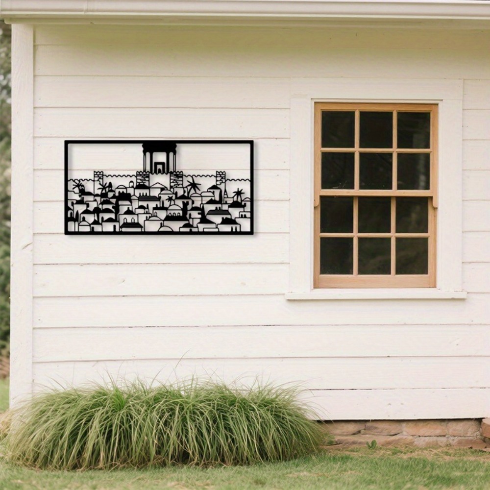 CIFBUY Metal Wall Art Jerusale - Art & Craft Paper For Kids 评论和价格