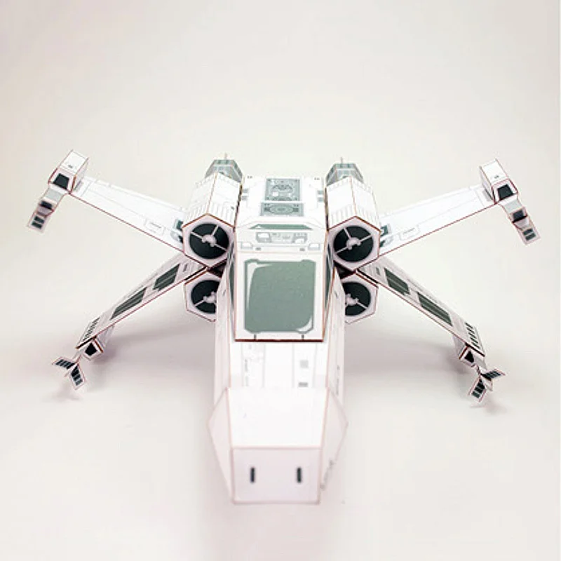 X-WING Fighter White Paper Mod - Art Craft Cardboard 评论和价格