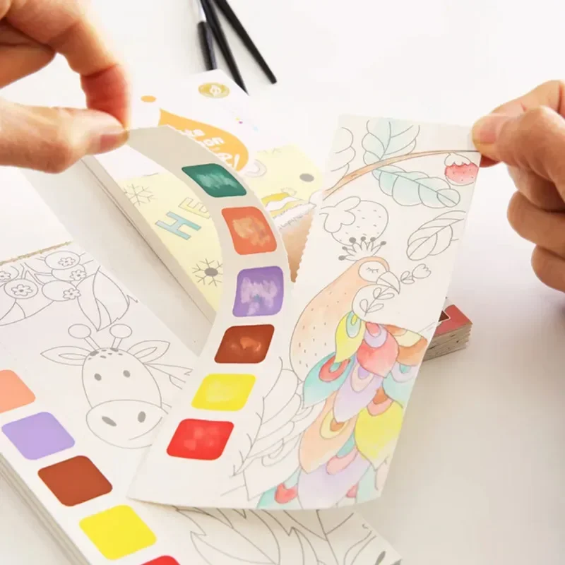 Kids Portable Watercolor Paint - Gouache Paint Set 评论和价格
